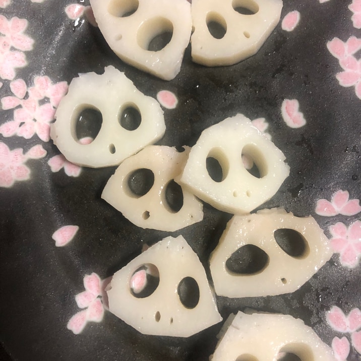 ハロウィントッピング用★宇宙人レンコン